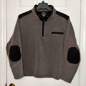 Men’s Carbon2Cobalt Long Sleeve Pullover 3/4 Zip Front XL